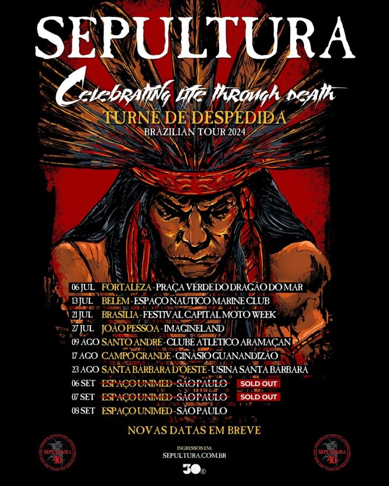 Sepultura Anuncia Segunda Fase E Novas Datas Da Turnê No Brasil